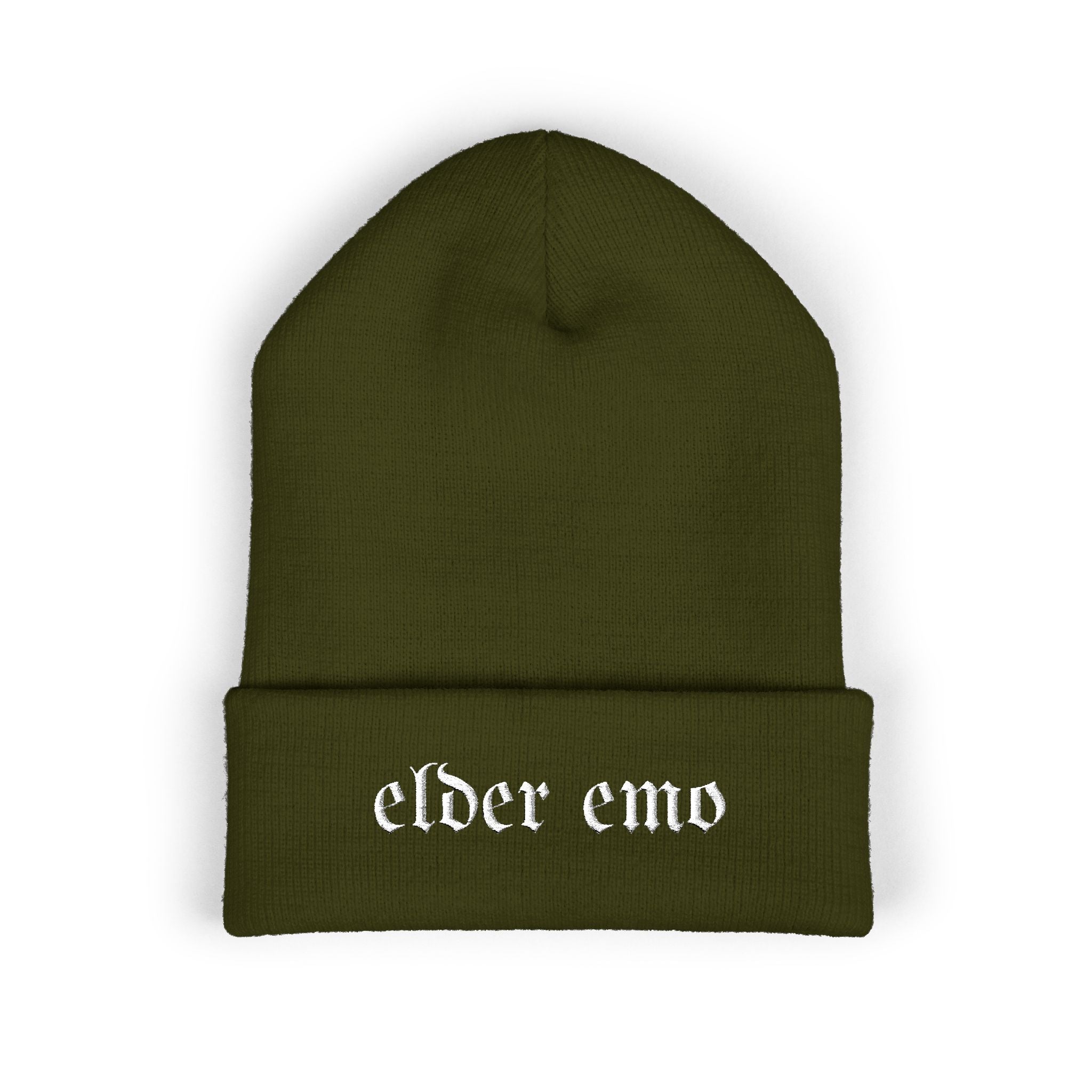 Elder Emo Classic Cuffed Beanie (Embroidery)