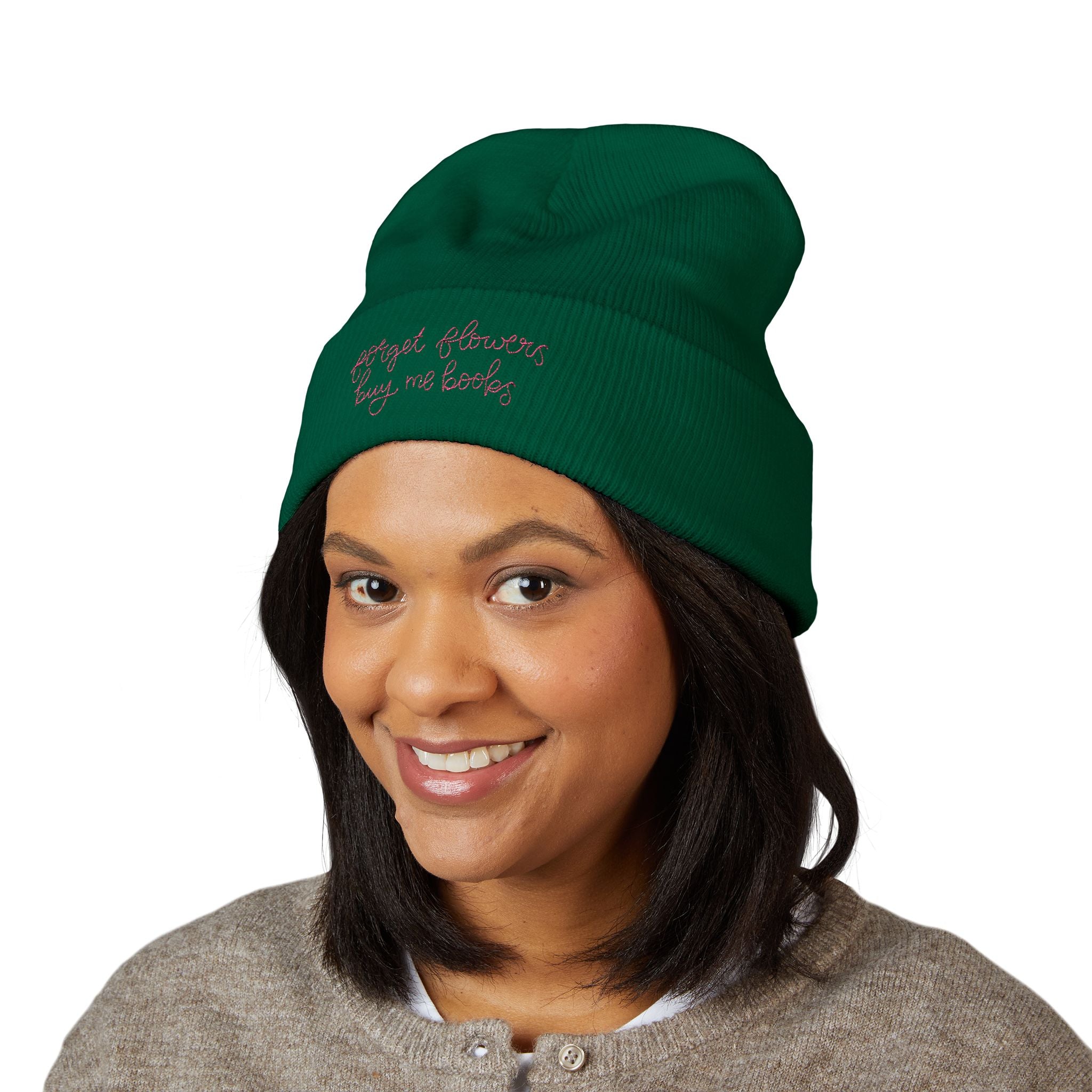 Buy Me Books Classic Cuffed Beanie (Embroidery)