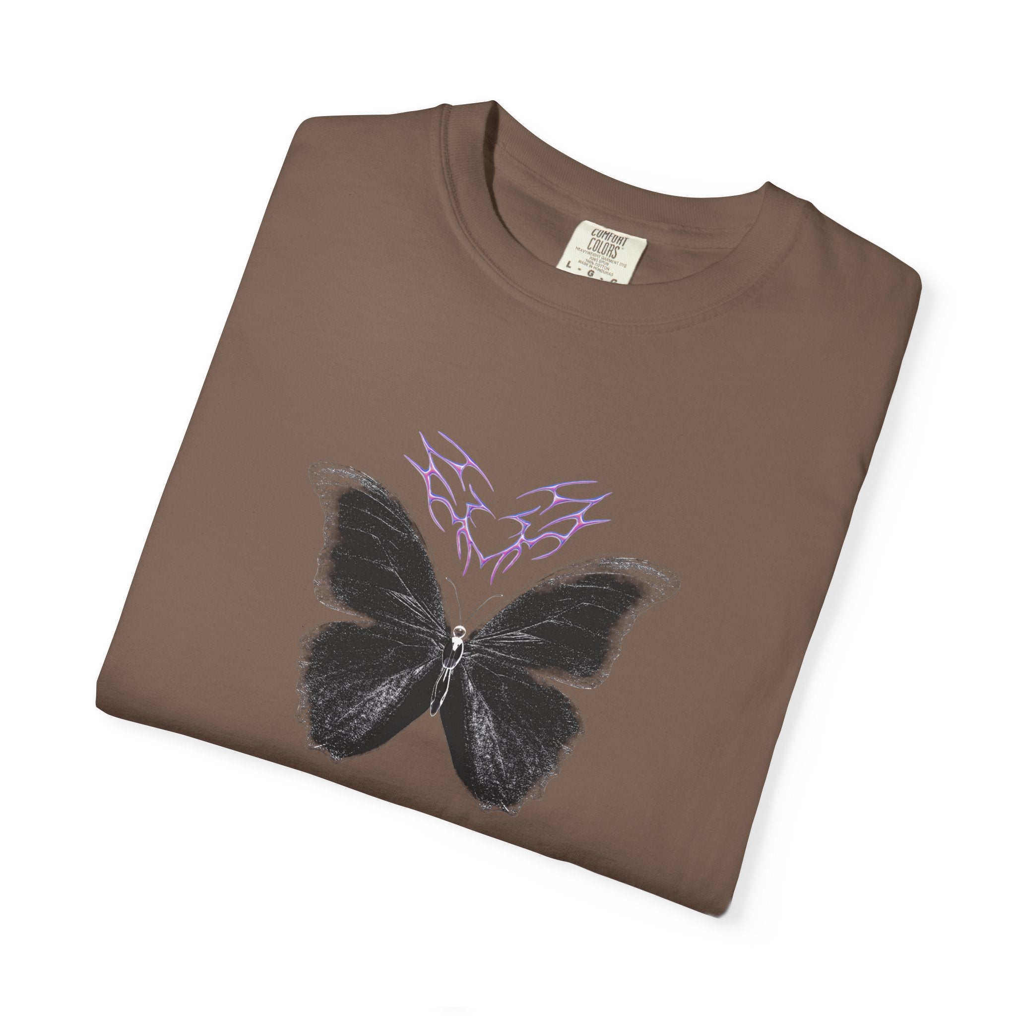 Unisex Garment-Dyed Butterfly Shadowseam T-shirt