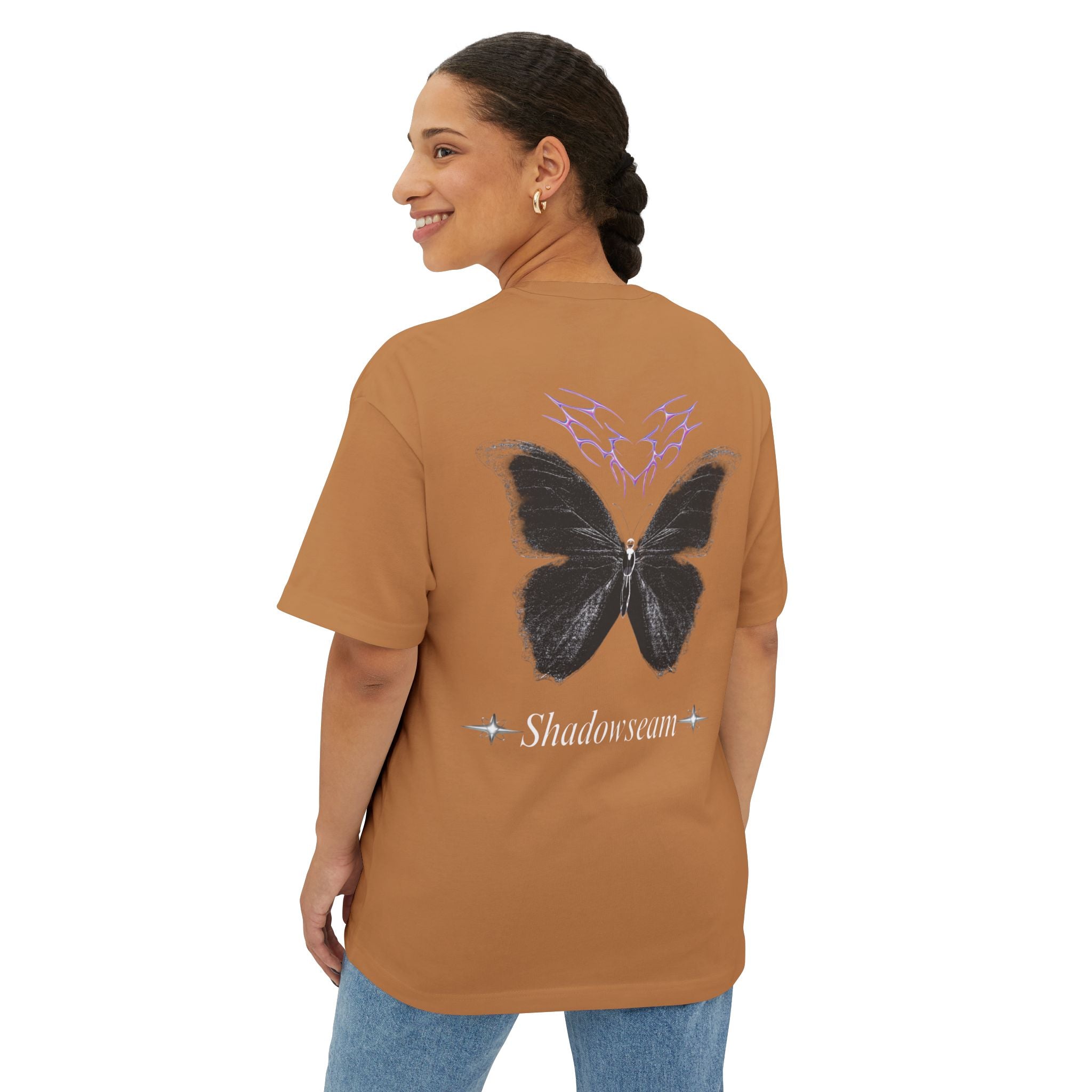 Butterfly Unisex Oversized Boxy Tee