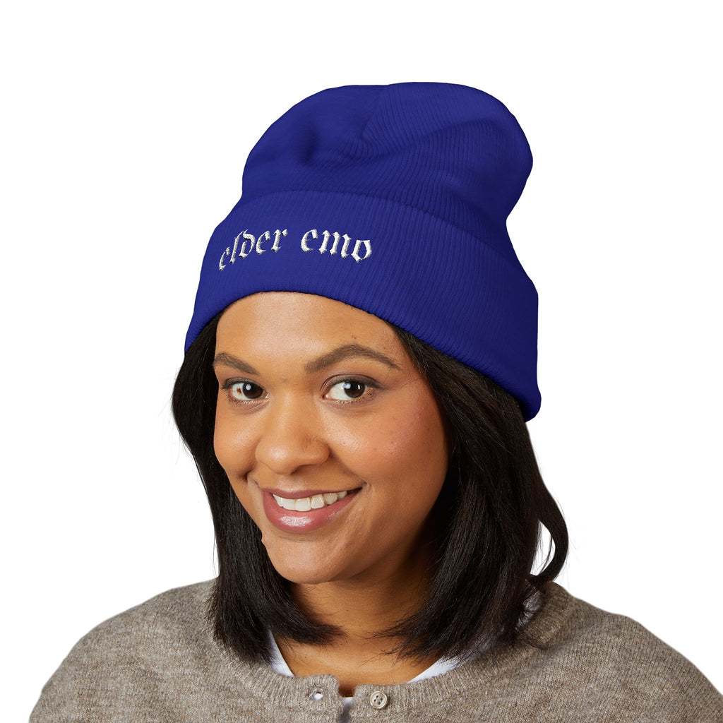 Elder Emo Classic Cuffed Beanie (Embroidery)