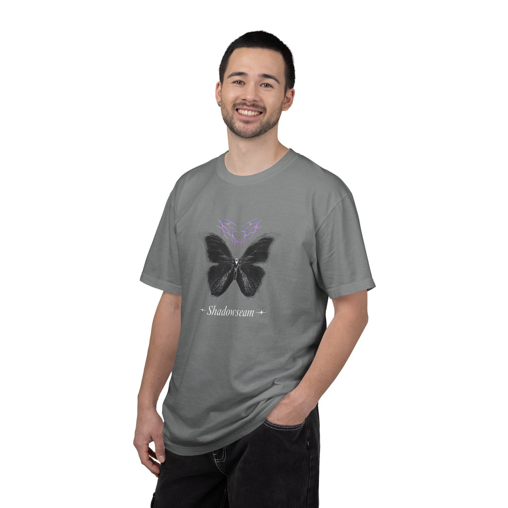 Unisex Garment-Dyed Butterfly Shadowseam T-shirt