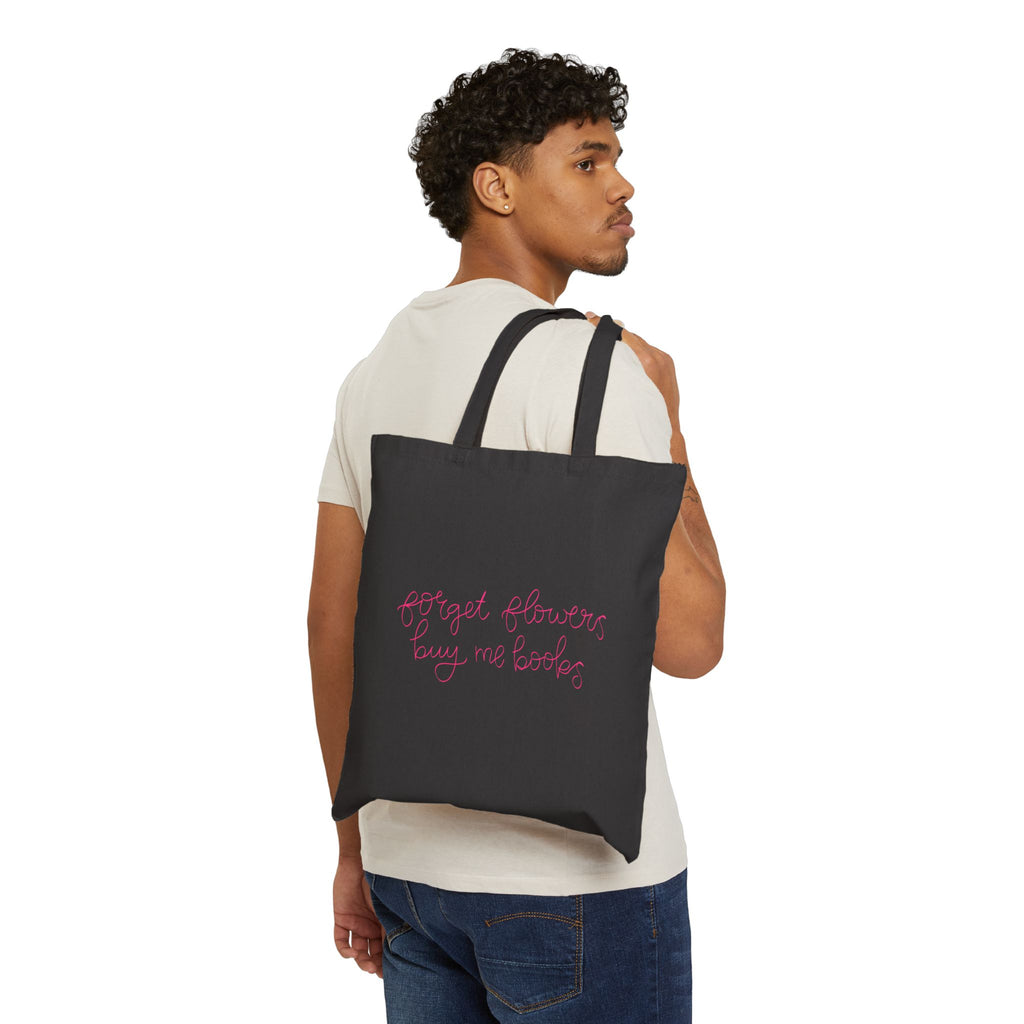 Buy Me Books Cotton Canvas Tote Bag
