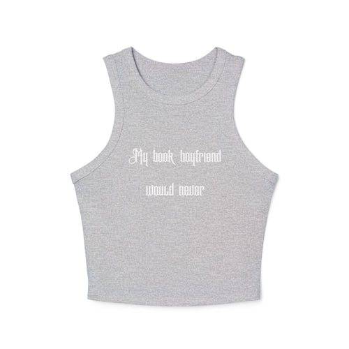 Book BF Micro Rib Racer Tank Top