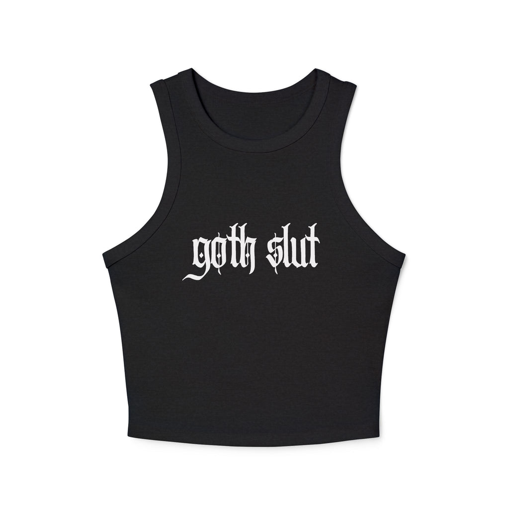 Goth Slut Rib Racer Tank Top