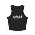 Goth Slut Rib Racer Tank Top