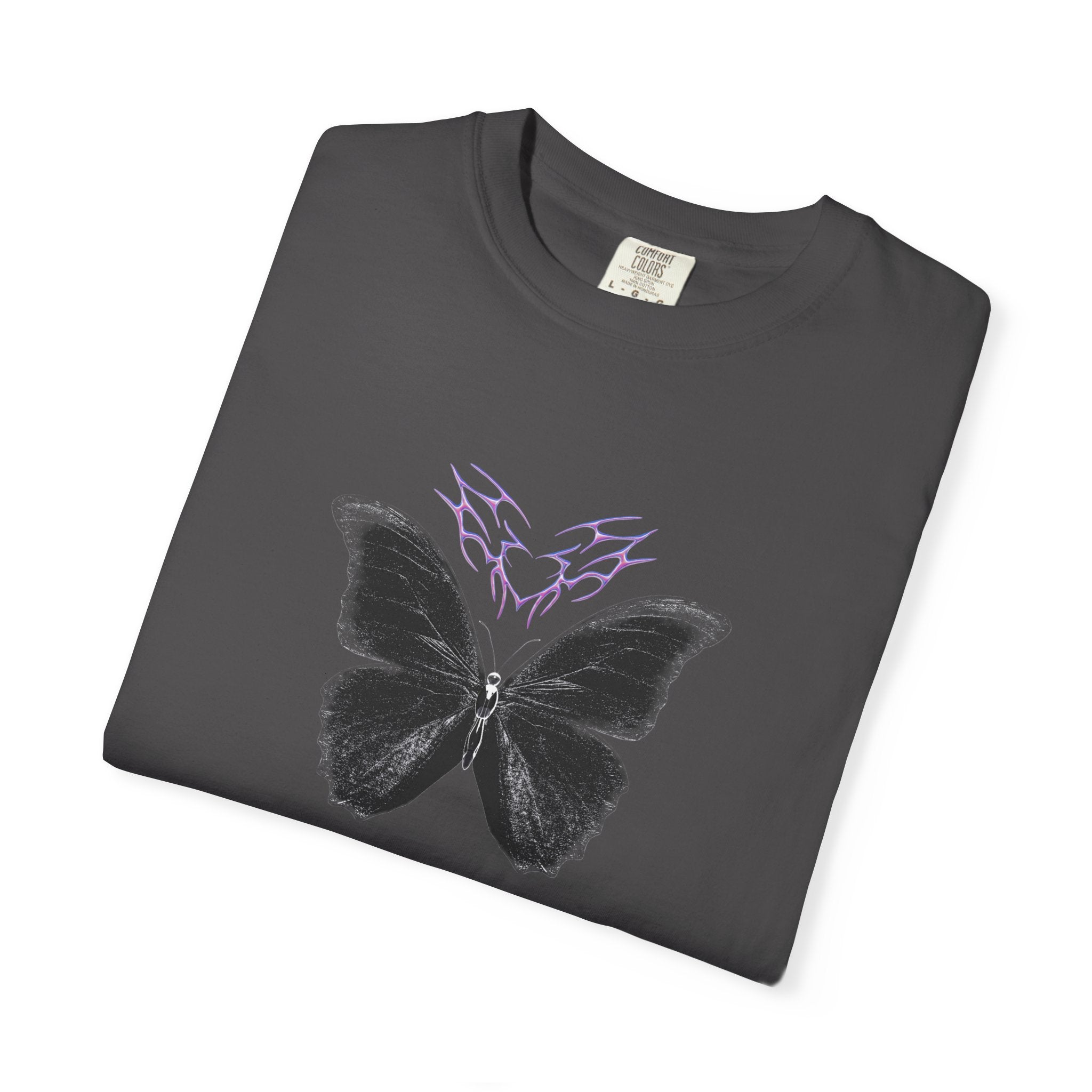 Unisex Garment-Dyed Butterfly Shadowseam T-shirt