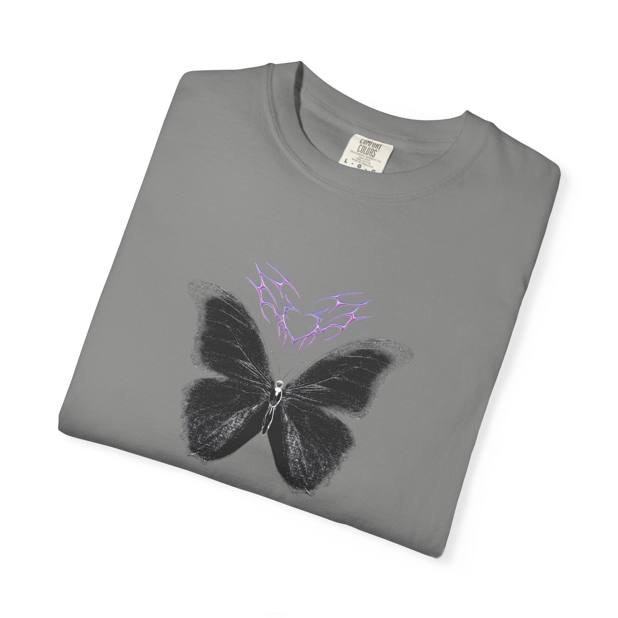 Unisex Garment-Dyed Butterfly Shadowseam T-shirt