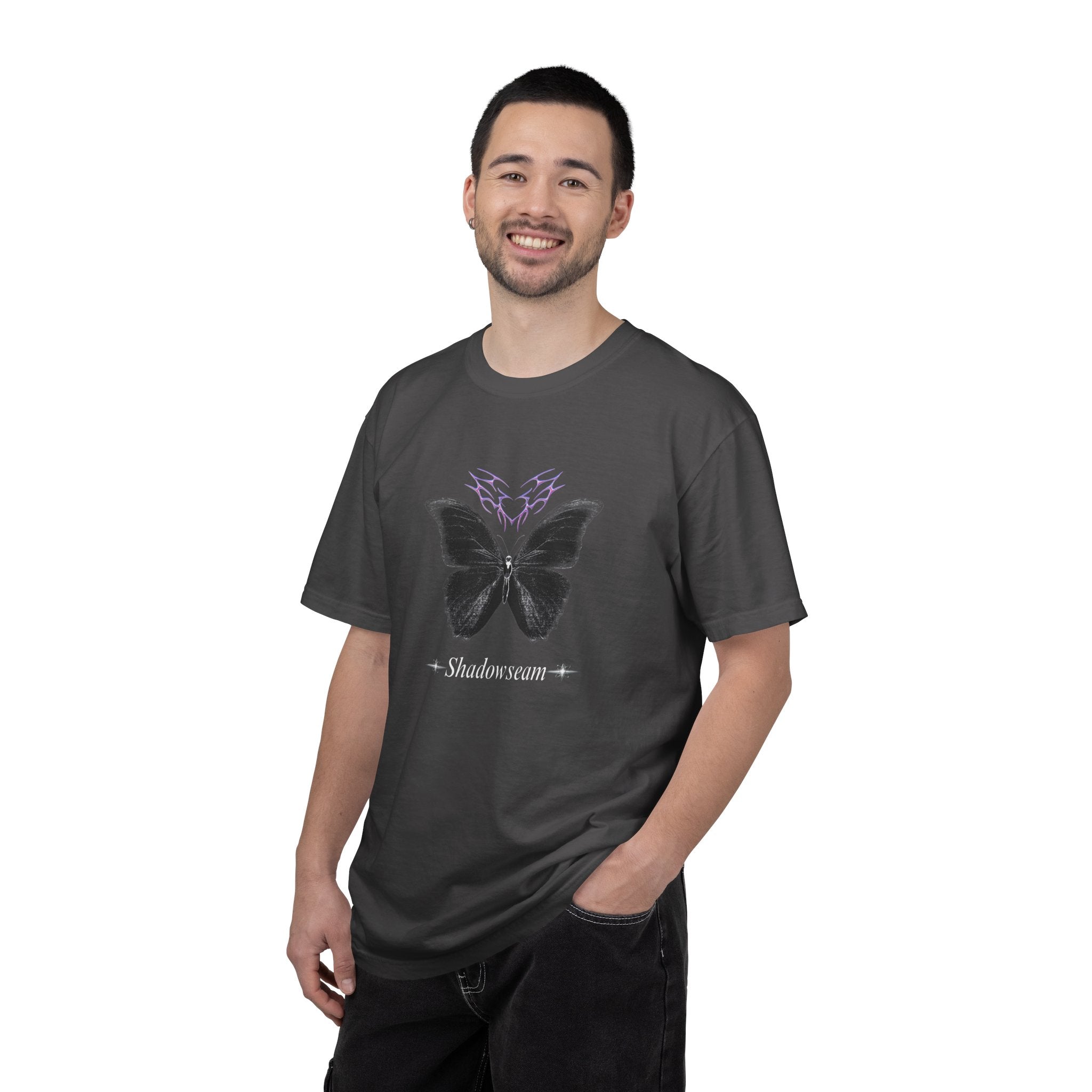 Unisex Garment-Dyed Butterfly Shadowseam T-shirt