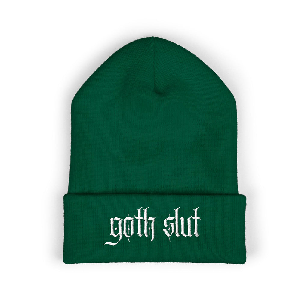 Goth Slut Cuffed Beanie (Embroidery)