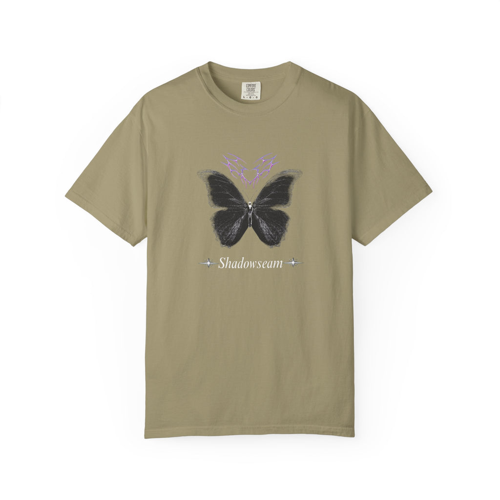 Unisex Garment-Dyed Butterfly Shadowseam T-shirt