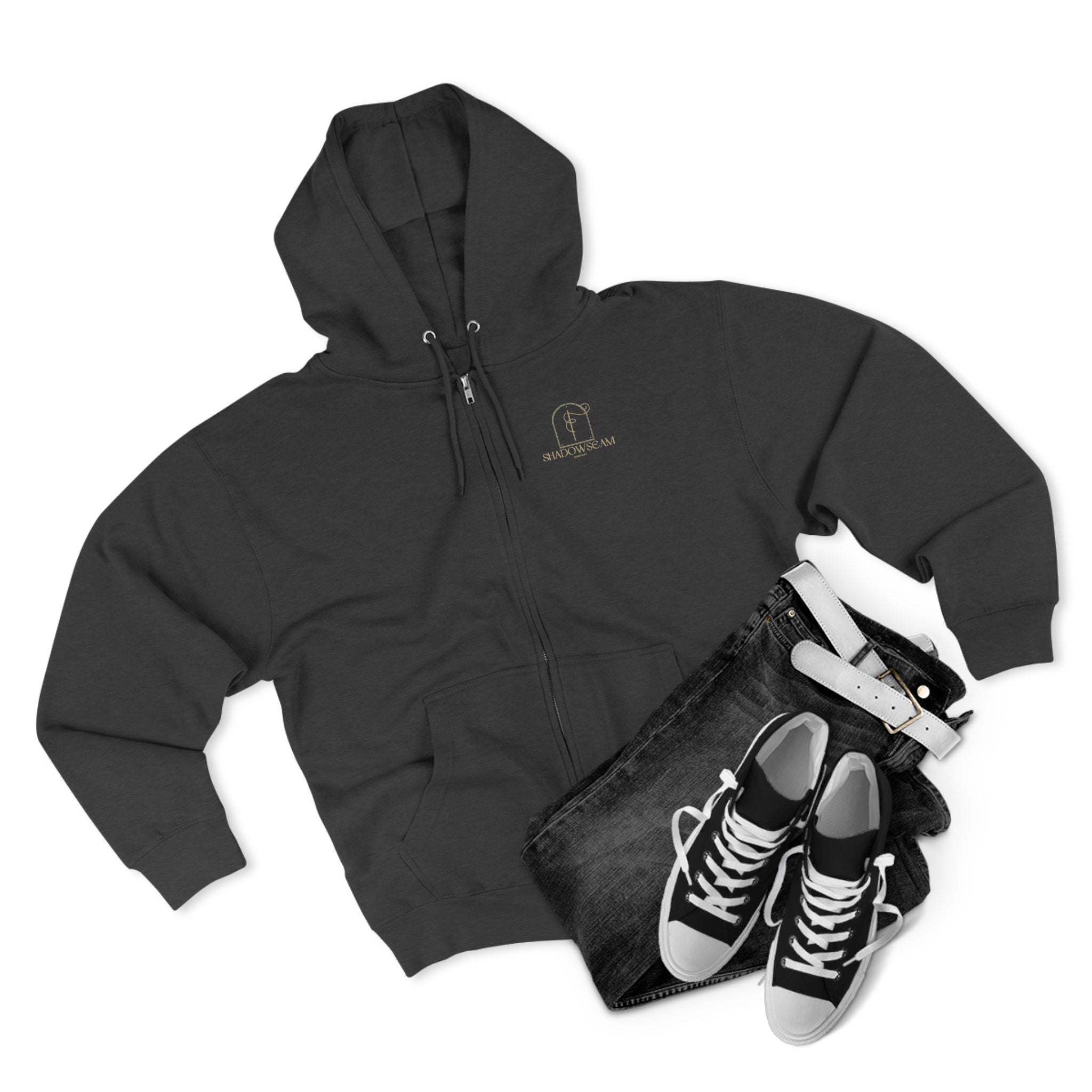 Logo Unisex Zip Hoodie