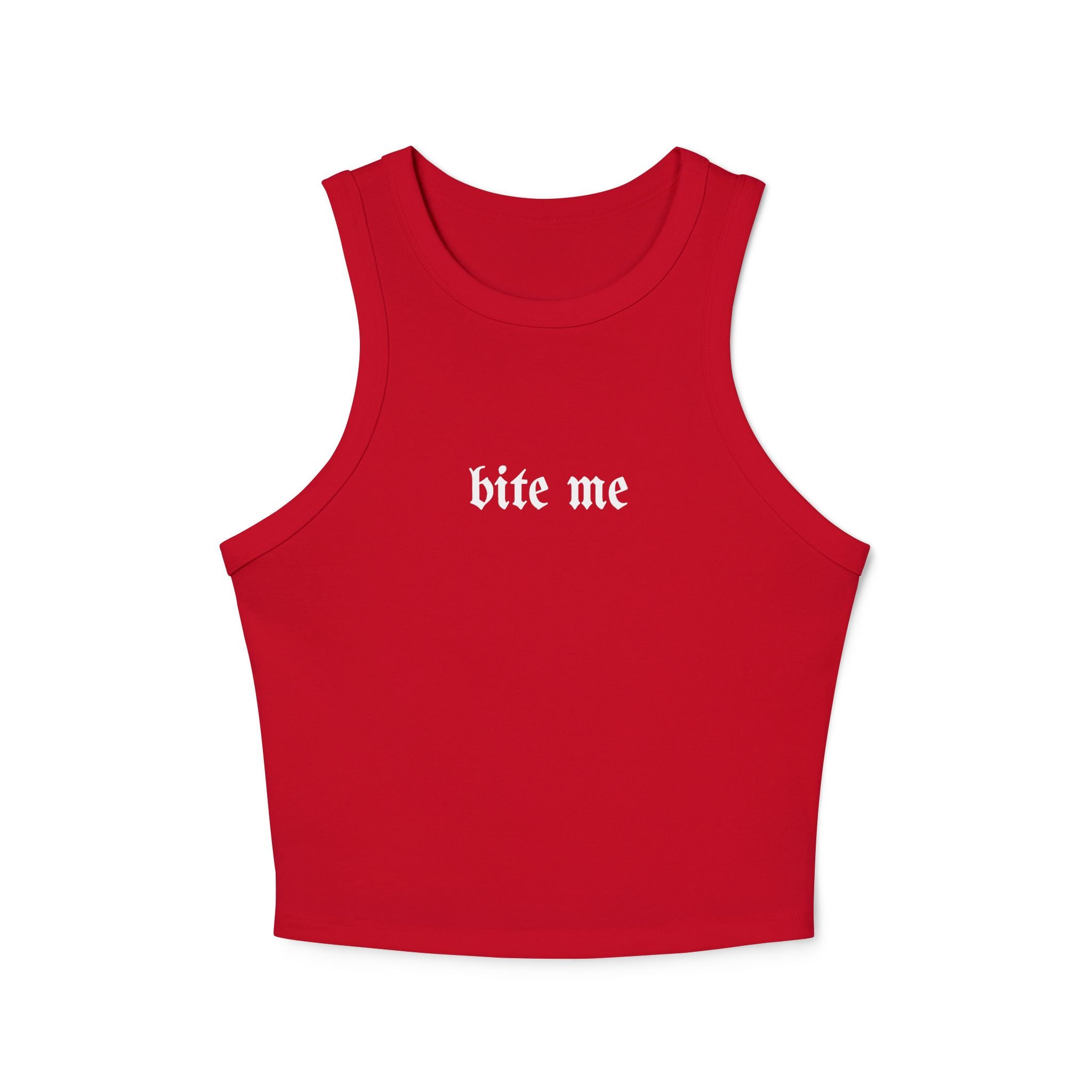 Bite Me Racer Tank Top