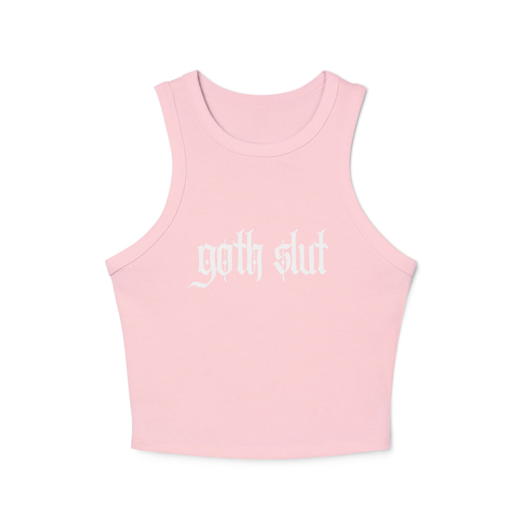 Goth Slut Rib Racer Tank Top