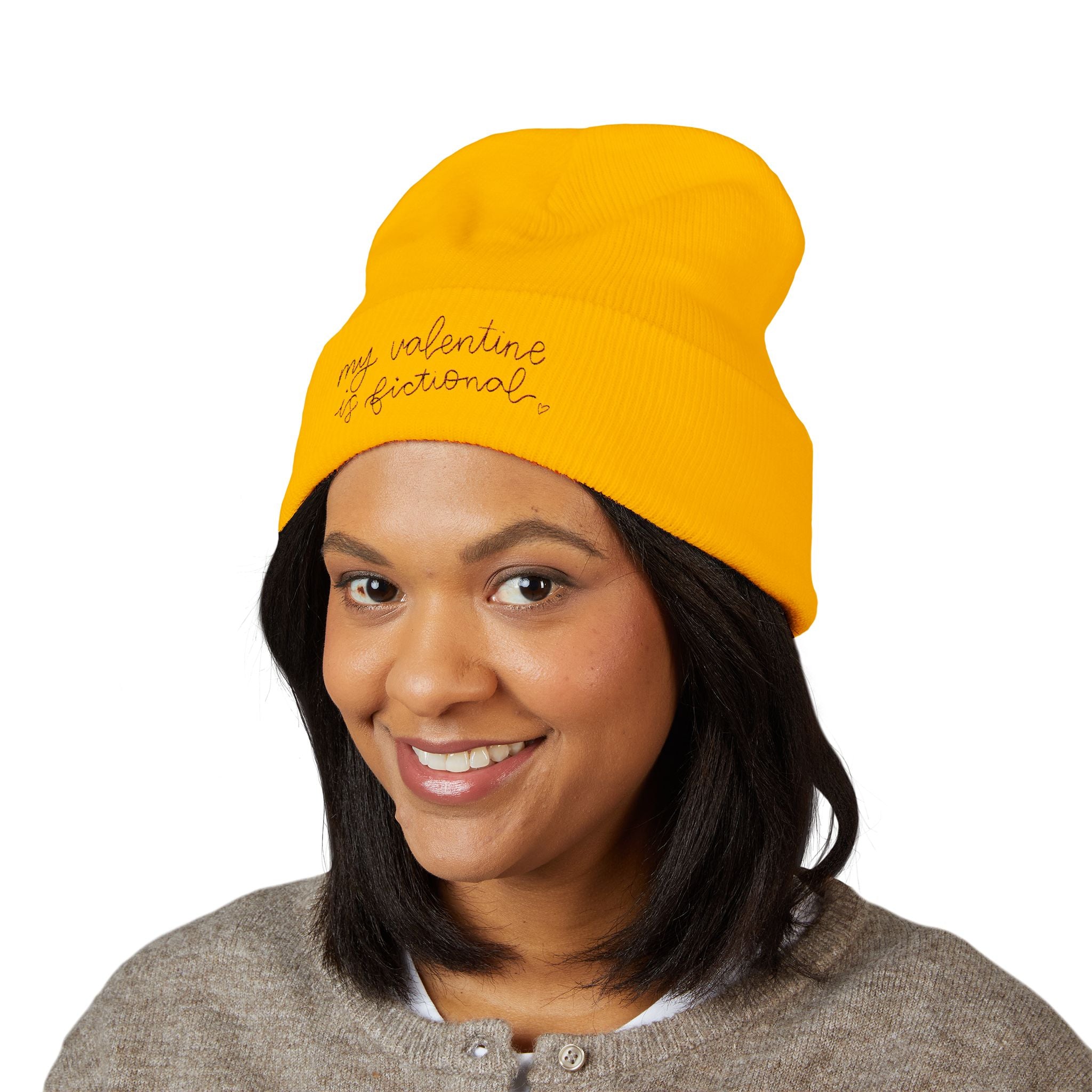 Fictional Vday Classic Cuffed Beanie (Embroidery)