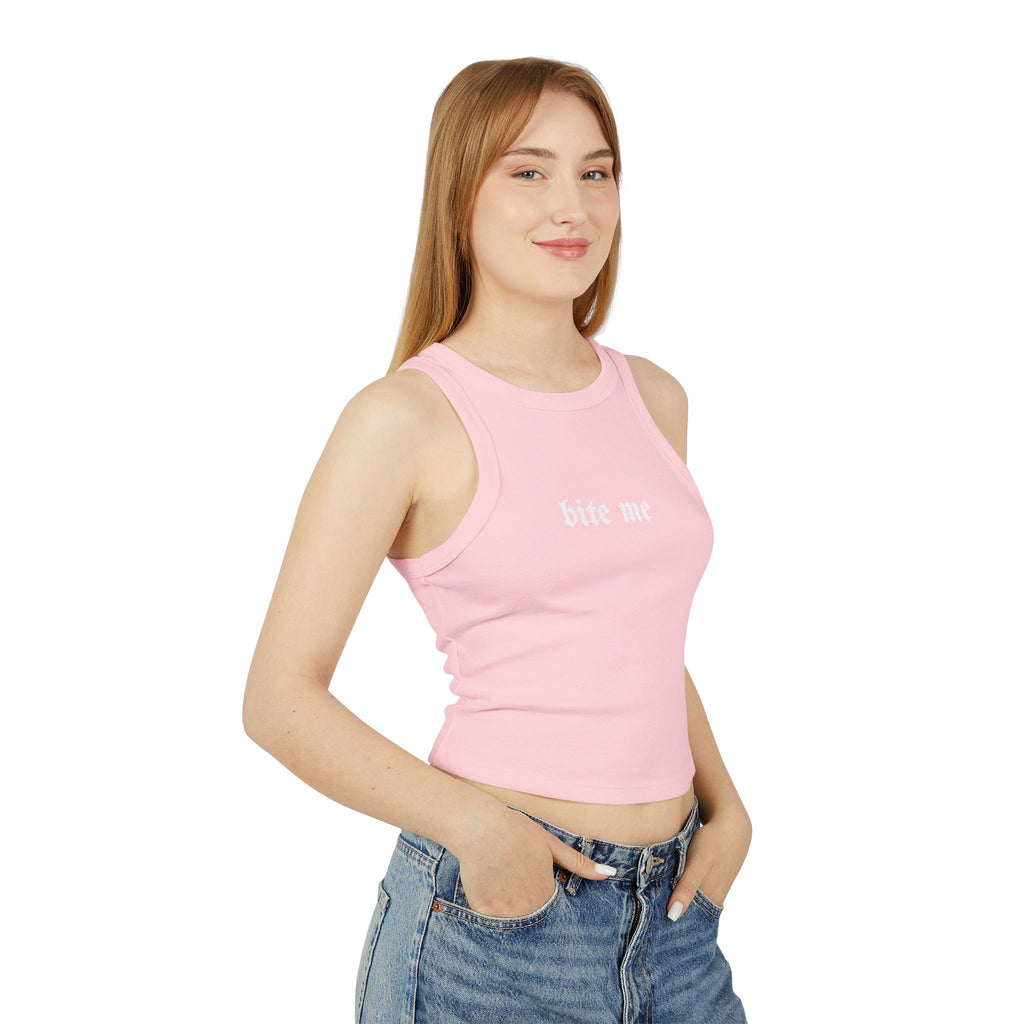 Bite Me Racer Tank Top