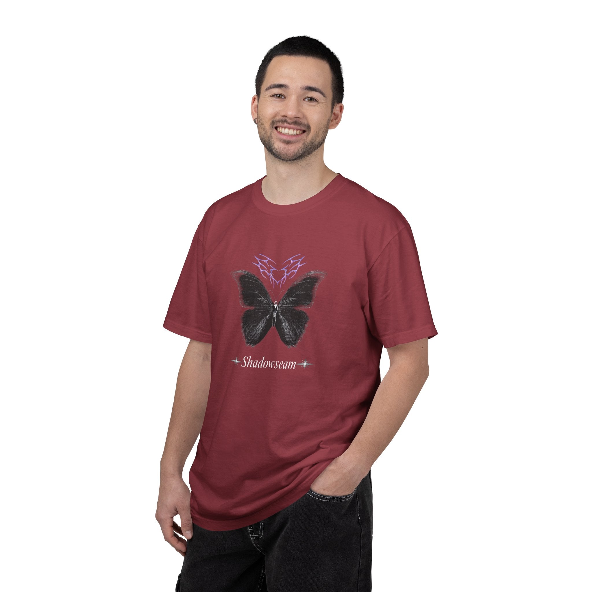 Unisex Garment-Dyed Butterfly Shadowseam T-shirt