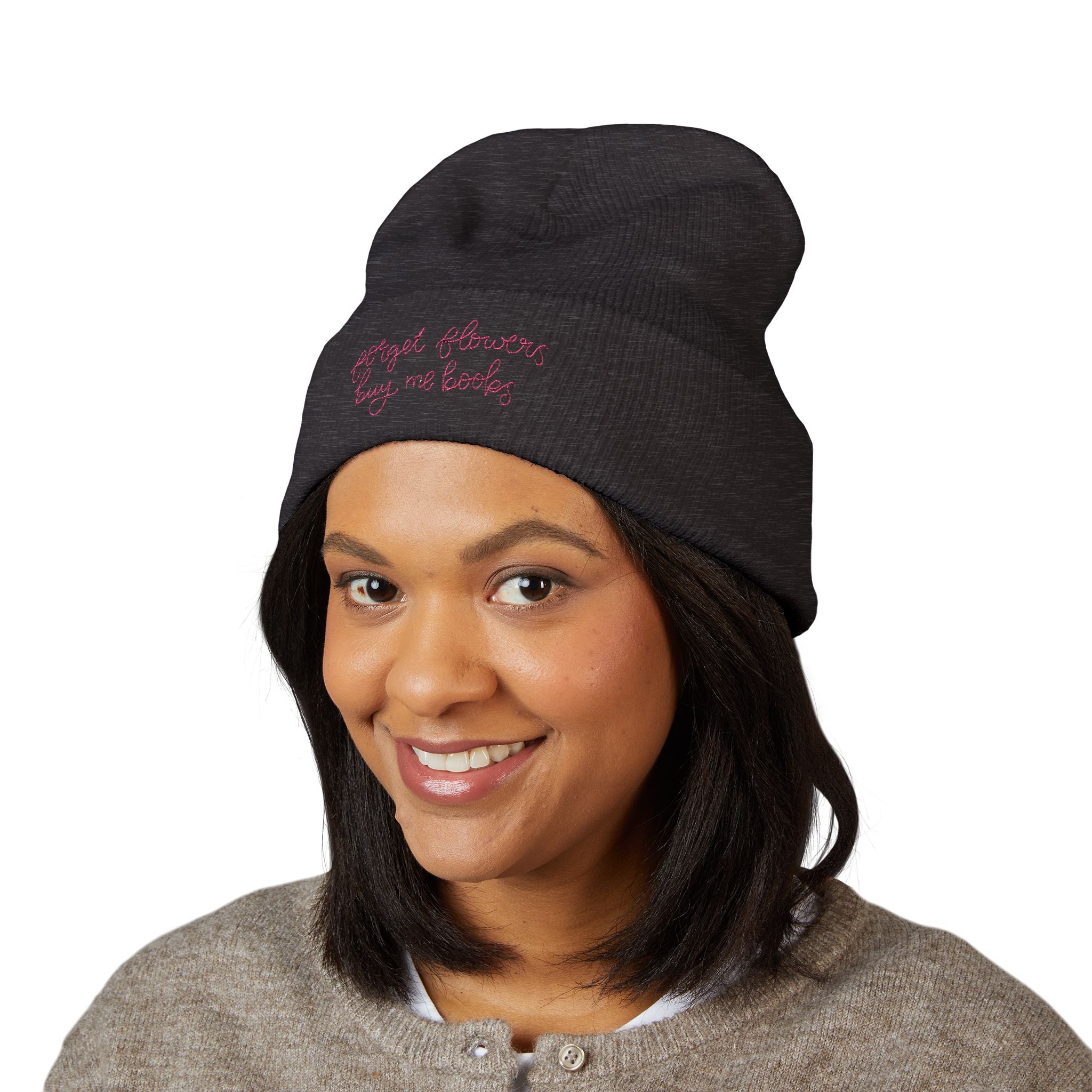 Buy Me Books Classic Cuffed Beanie (Embroidery)