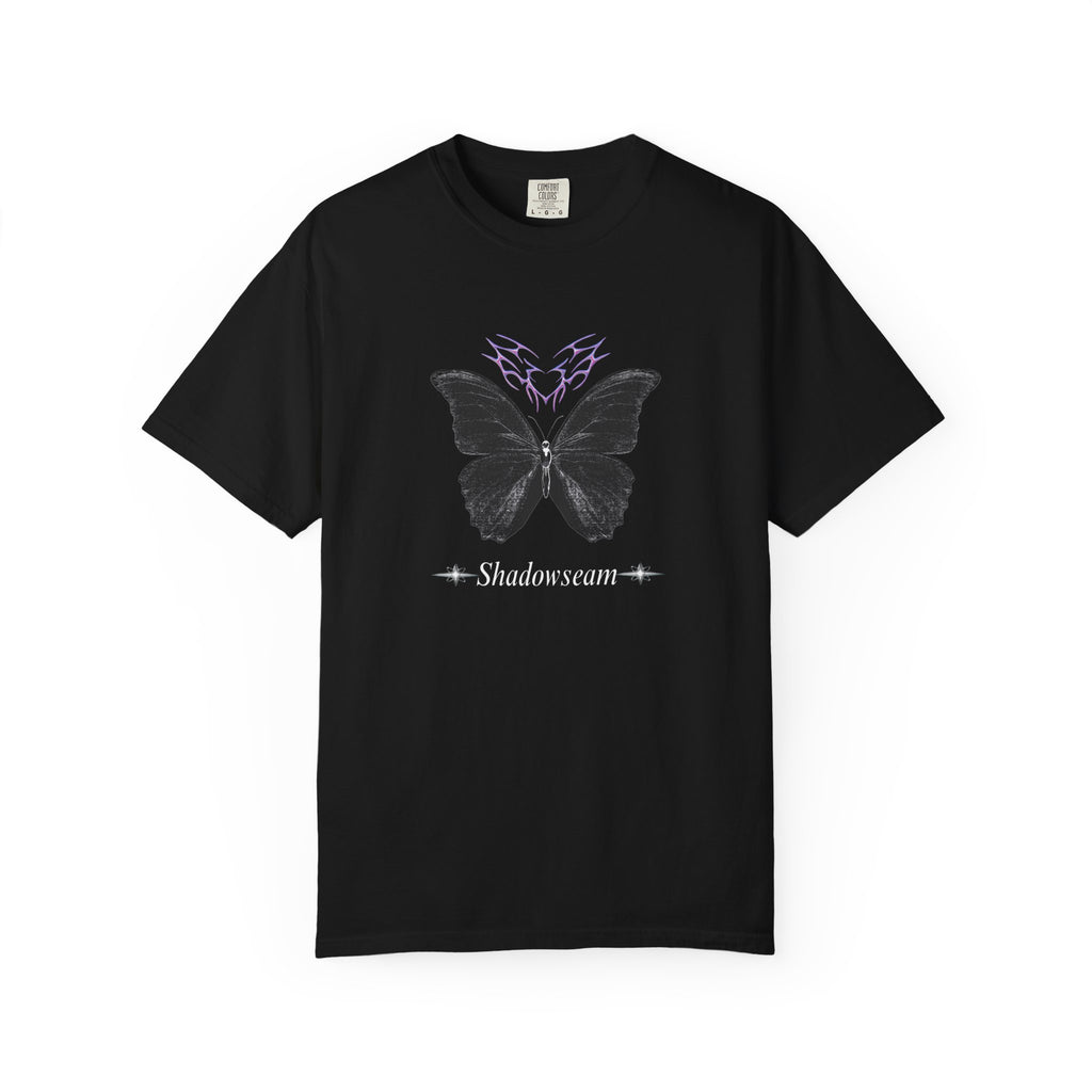 Unisex Garment-Dyed Butterfly Shadowseam T-shirt