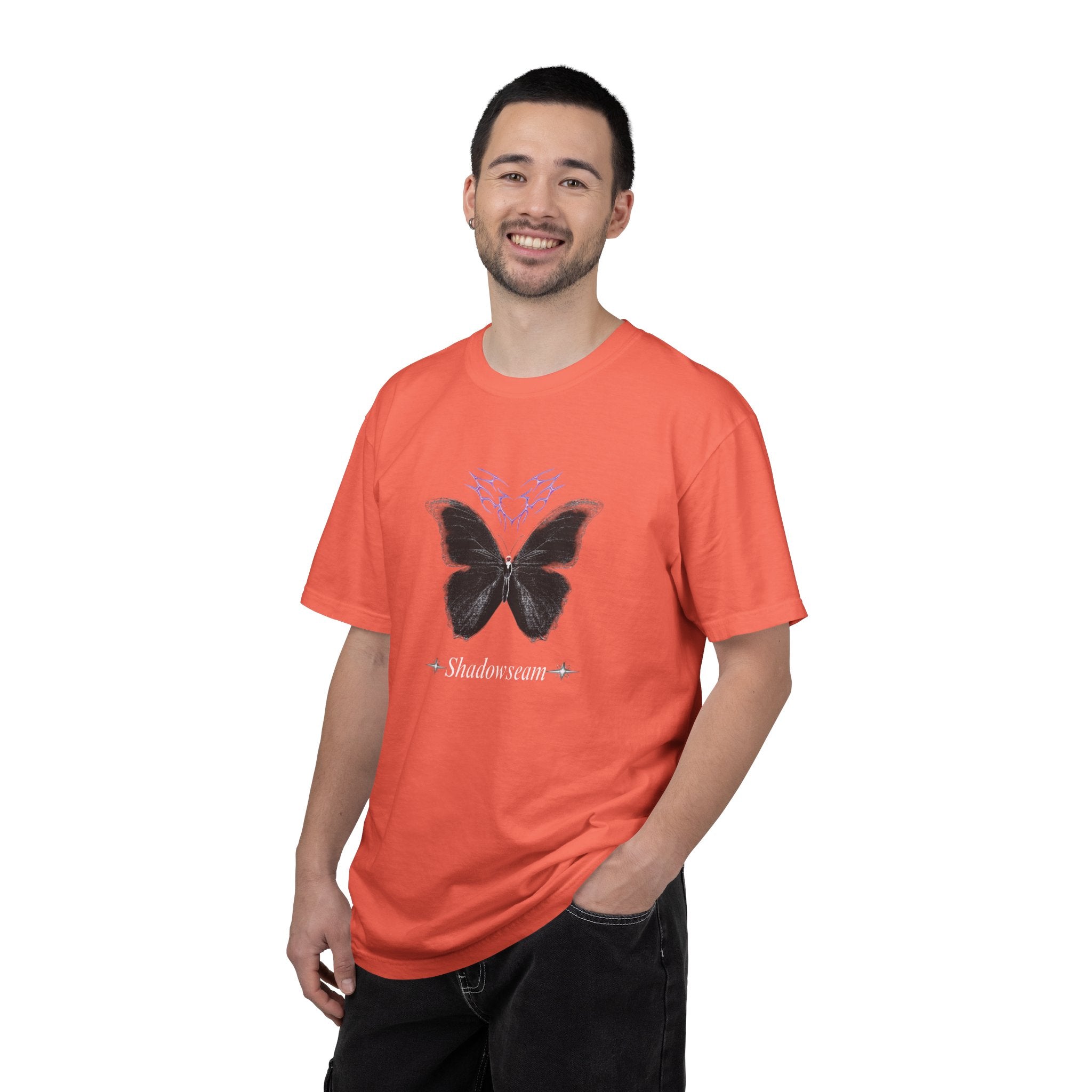 Unisex Garment-Dyed Butterfly Shadowseam T-shirt