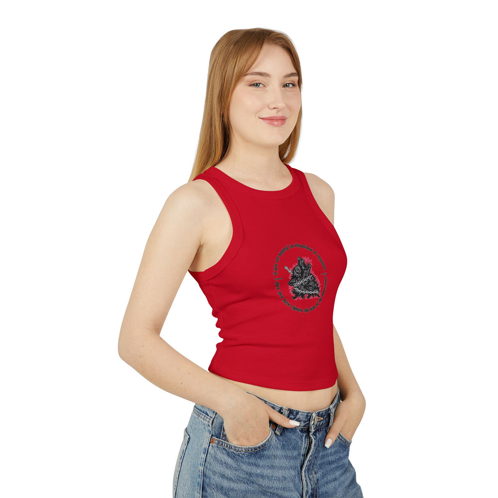 Injustice Micro Tank Top