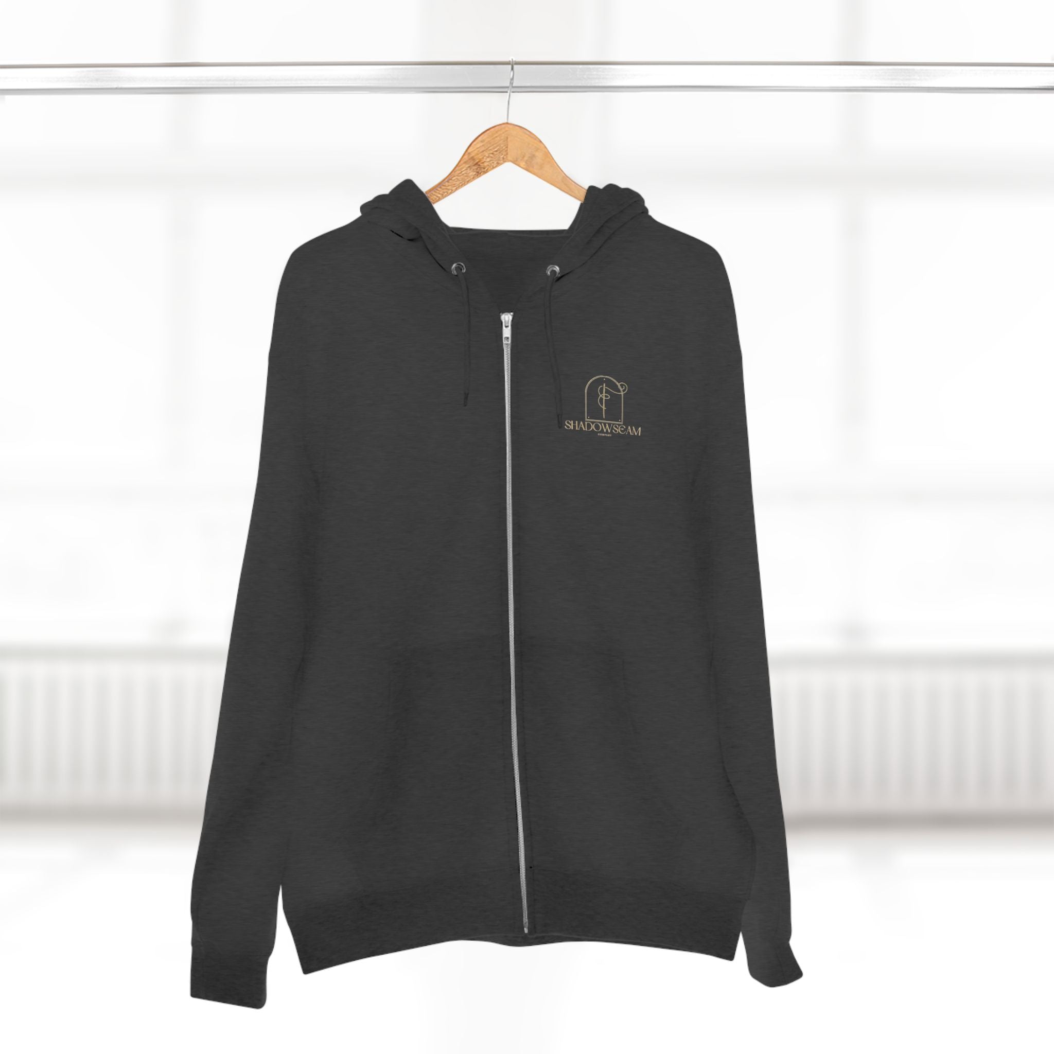 Logo Unisex Zip Hoodie