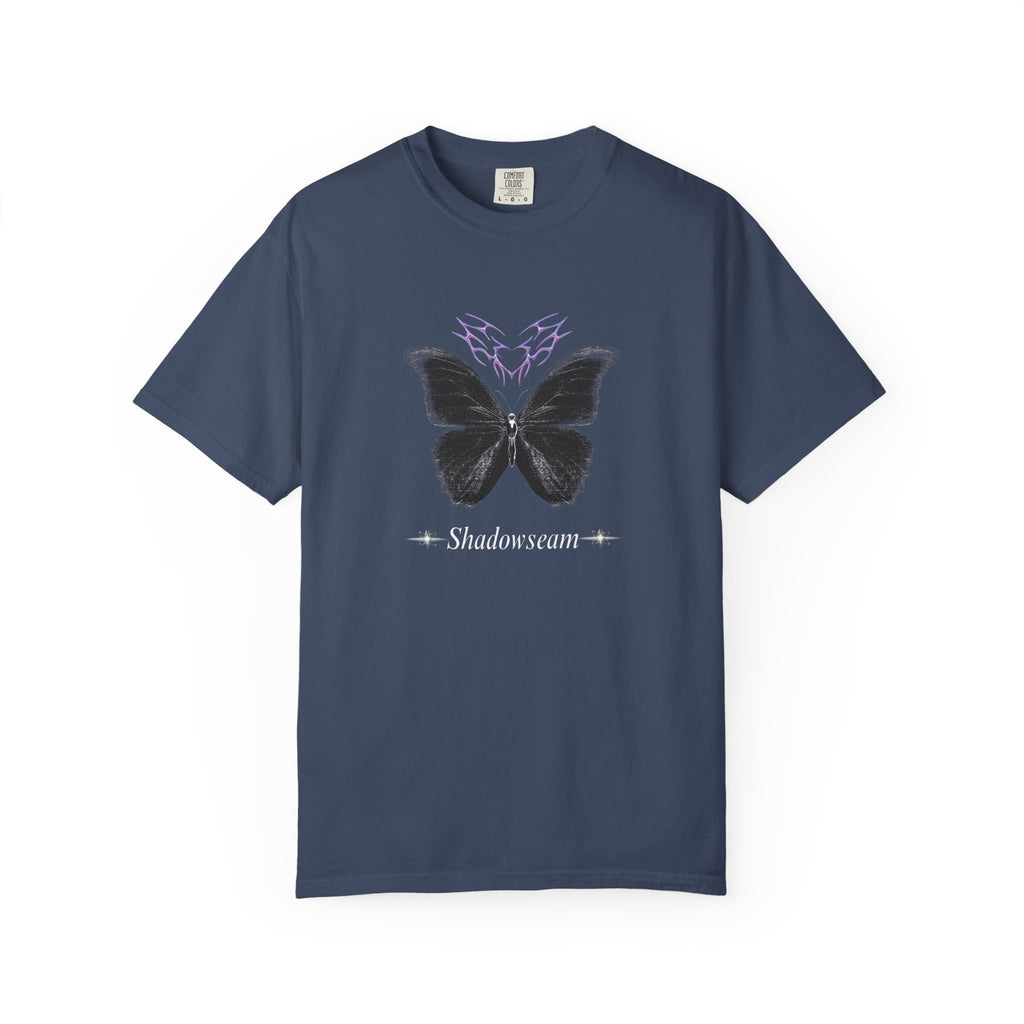 Unisex Garment-Dyed Butterfly Shadowseam T-shirt