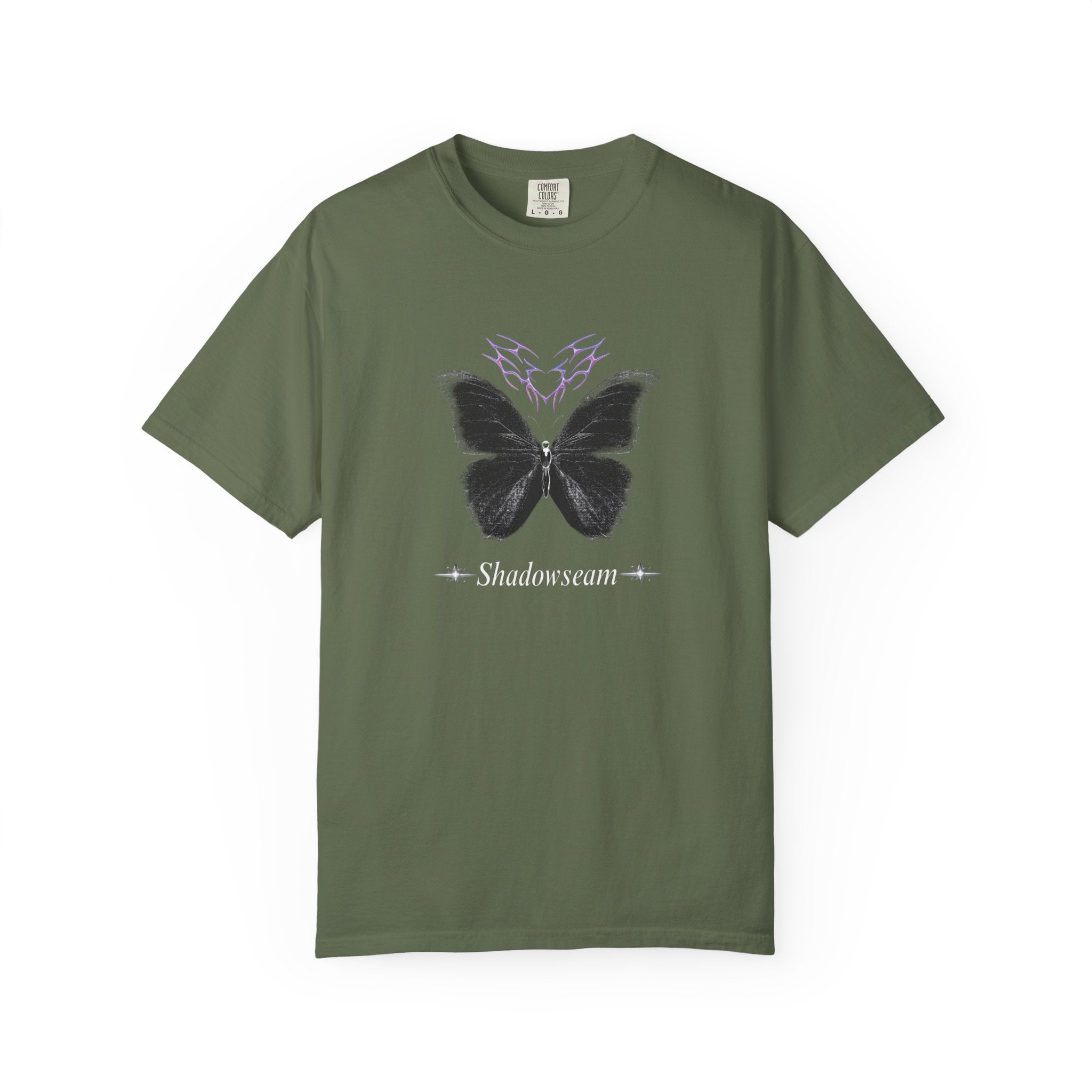 Unisex Garment-Dyed Butterfly Shadowseam T-shirt