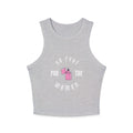 No Rest For Women Rib Racer Tank Top