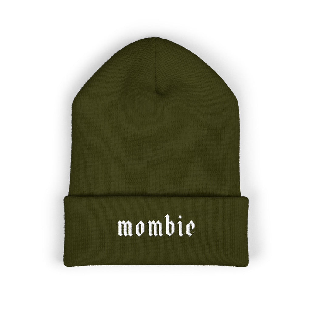 Mombie Cuffed Beanie (Embroidery)