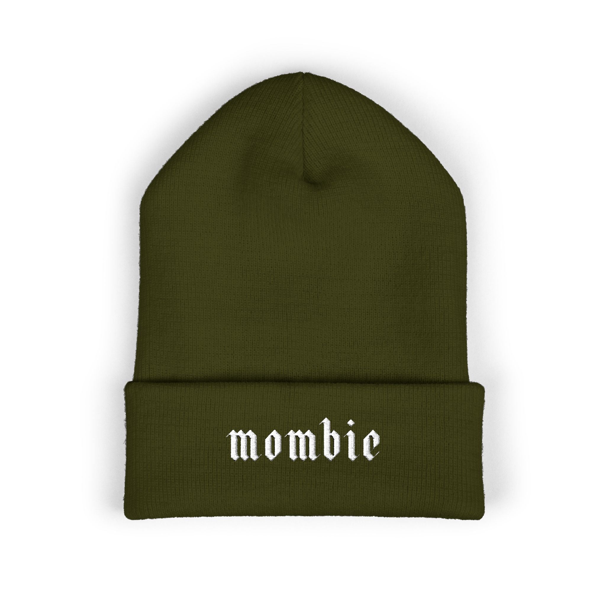Mombie Cuffed Beanie (Embroidery)