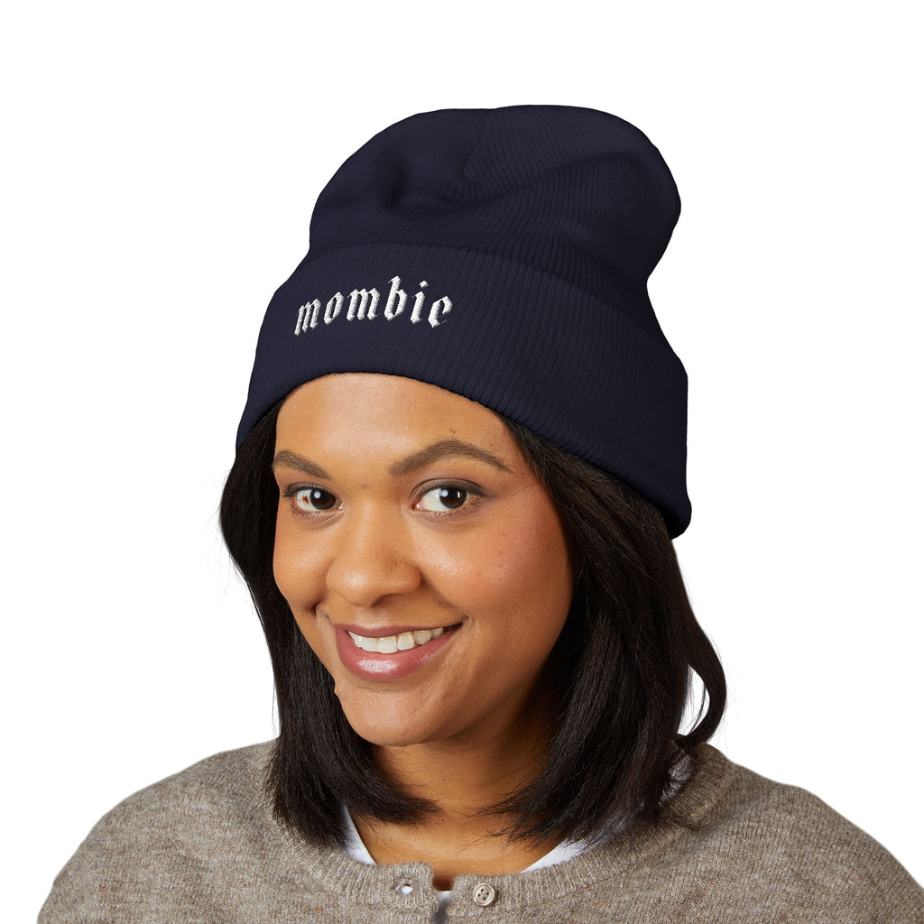 Mombie Cuffed Beanie (Embroidery)
