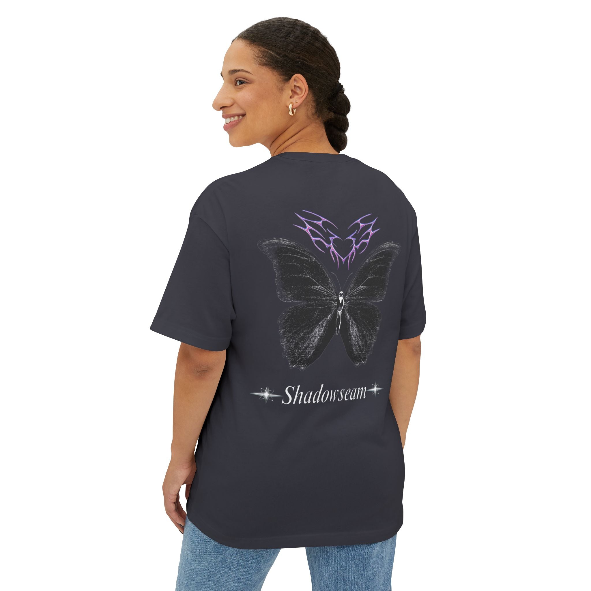 Butterfly Unisex Oversized Boxy Tee