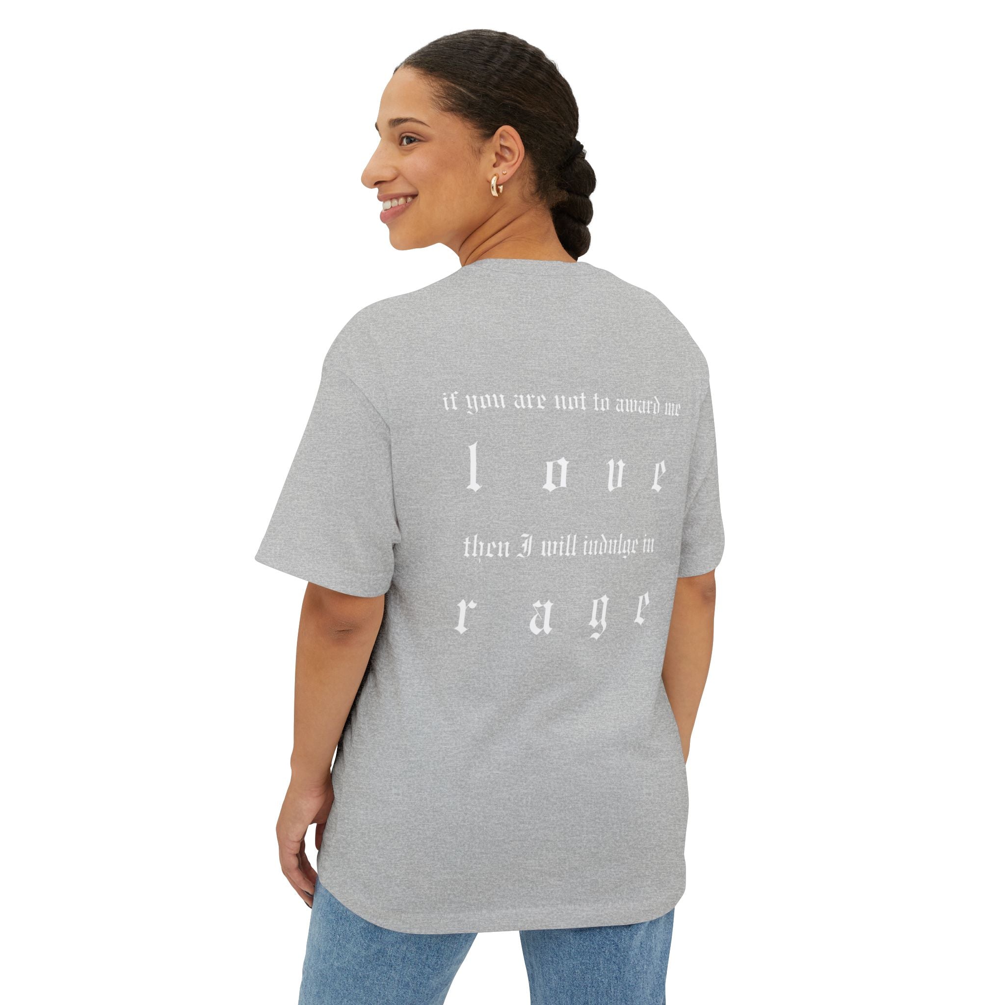 Frankenstein Unisex Oversized Boxy Tee