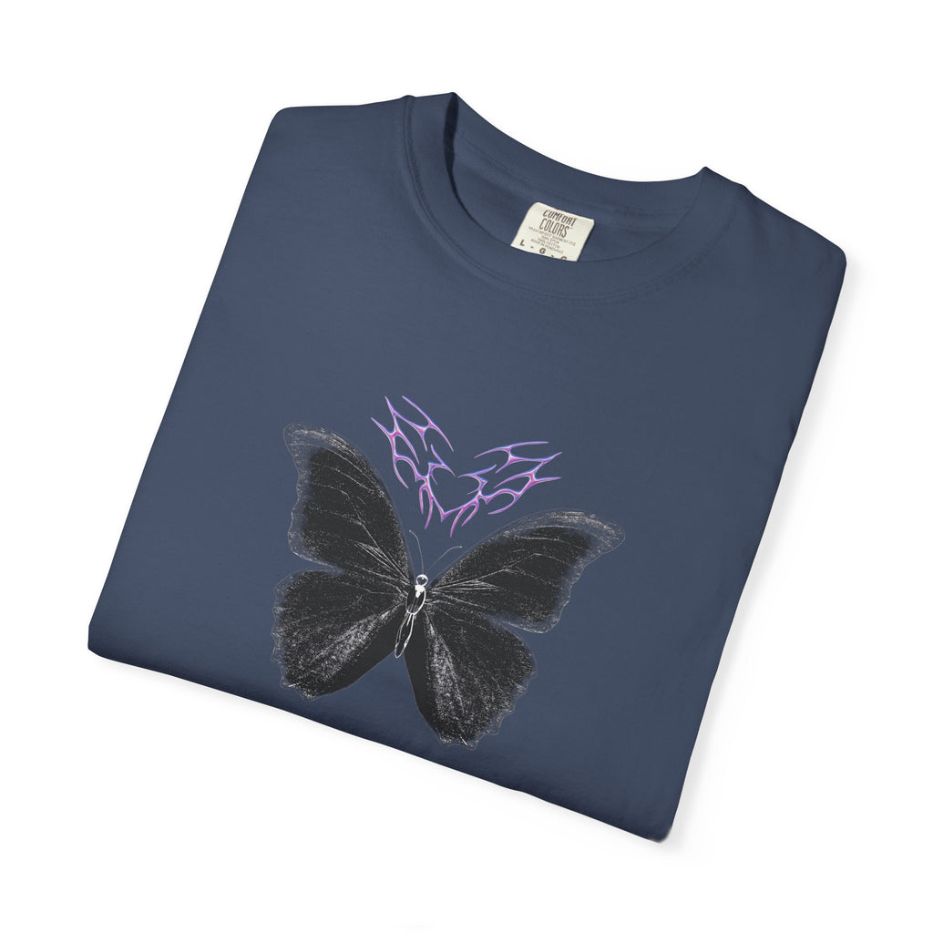 Unisex Garment-Dyed Butterfly Shadowseam T-shirt