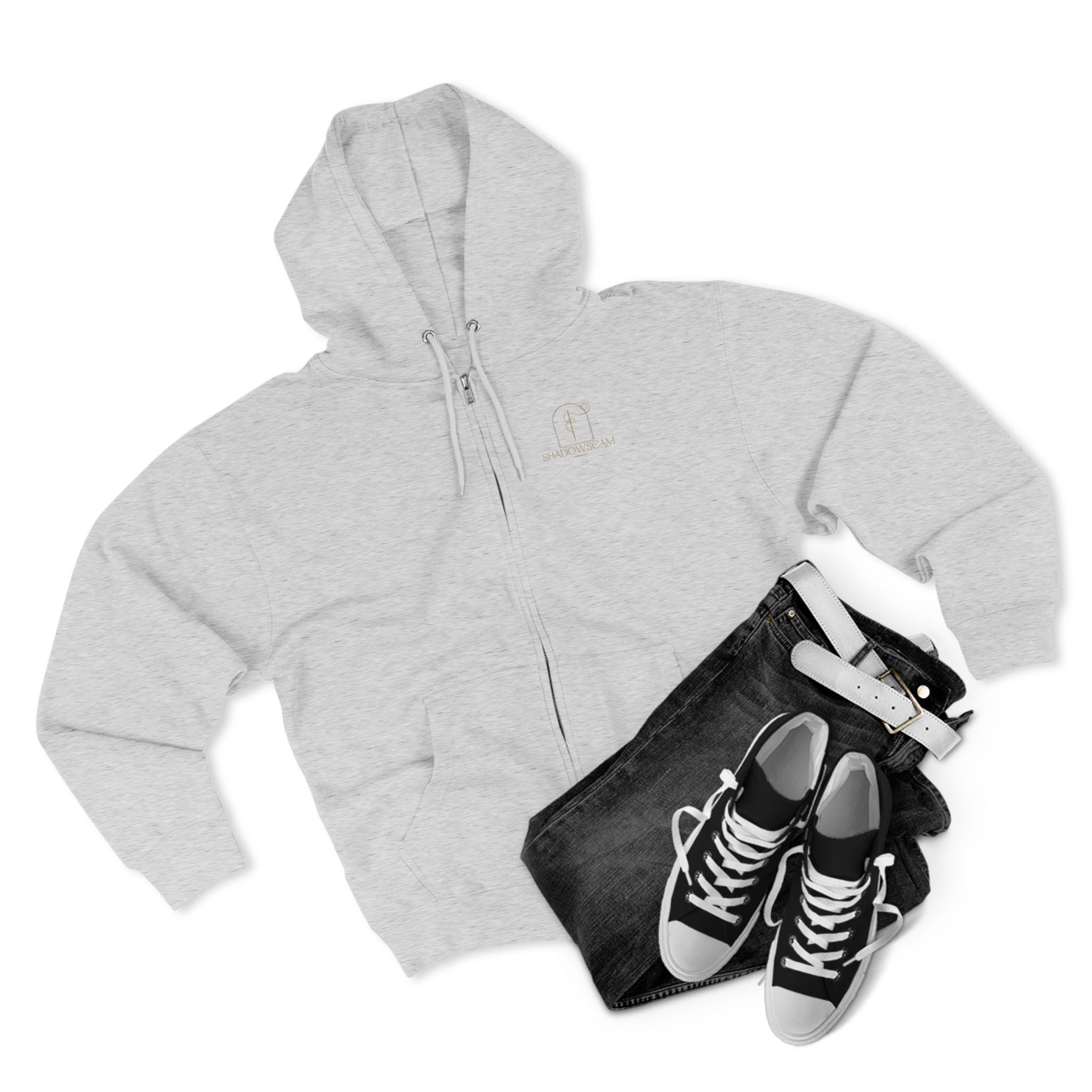Logo Unisex Zip Hoodie
