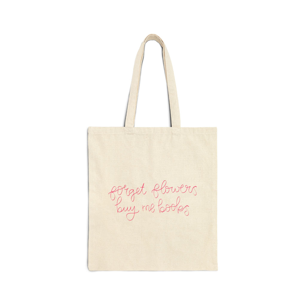Buy Me Books Cotton Canvas Tote Bag