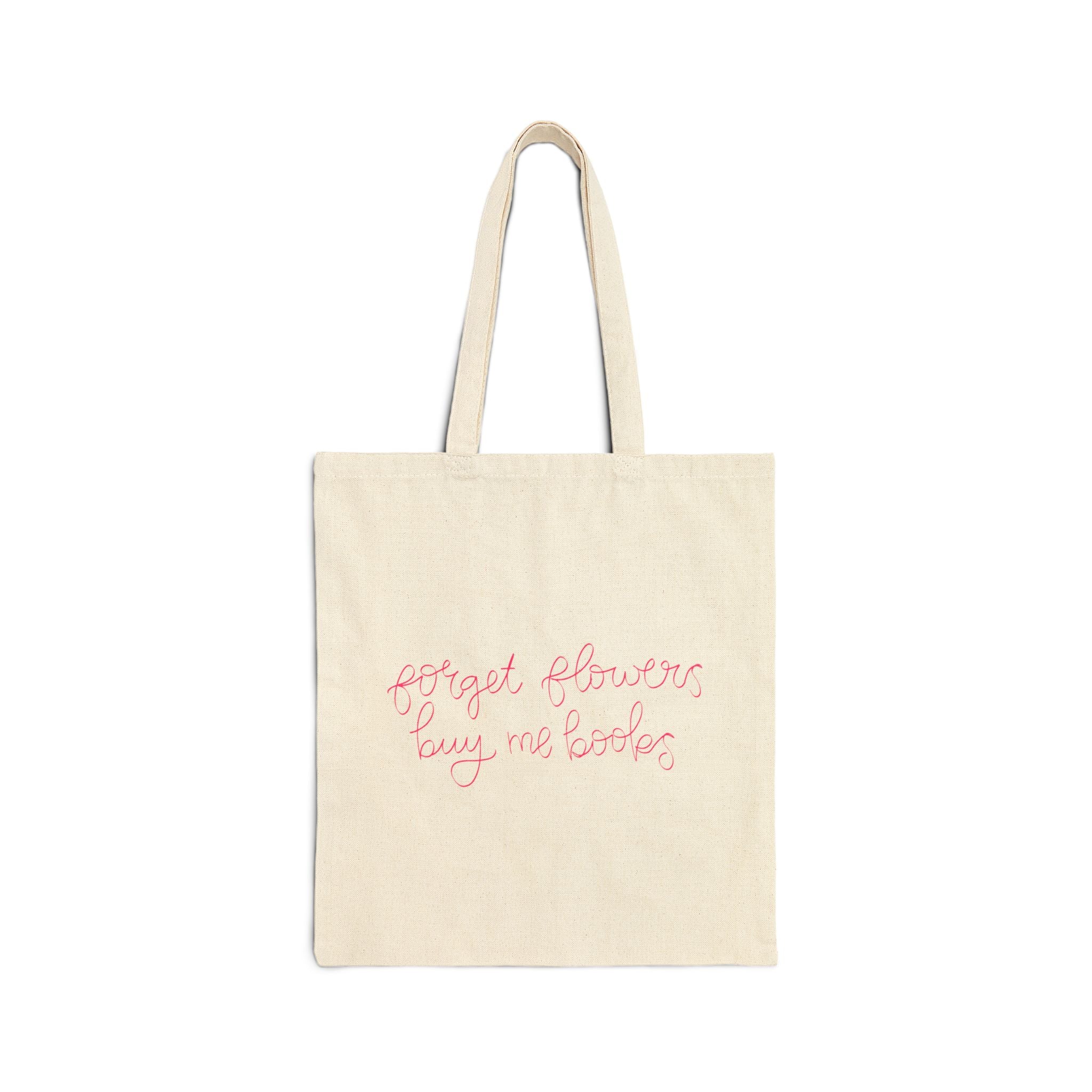 Buy Me Books Cotton Canvas Tote Bag