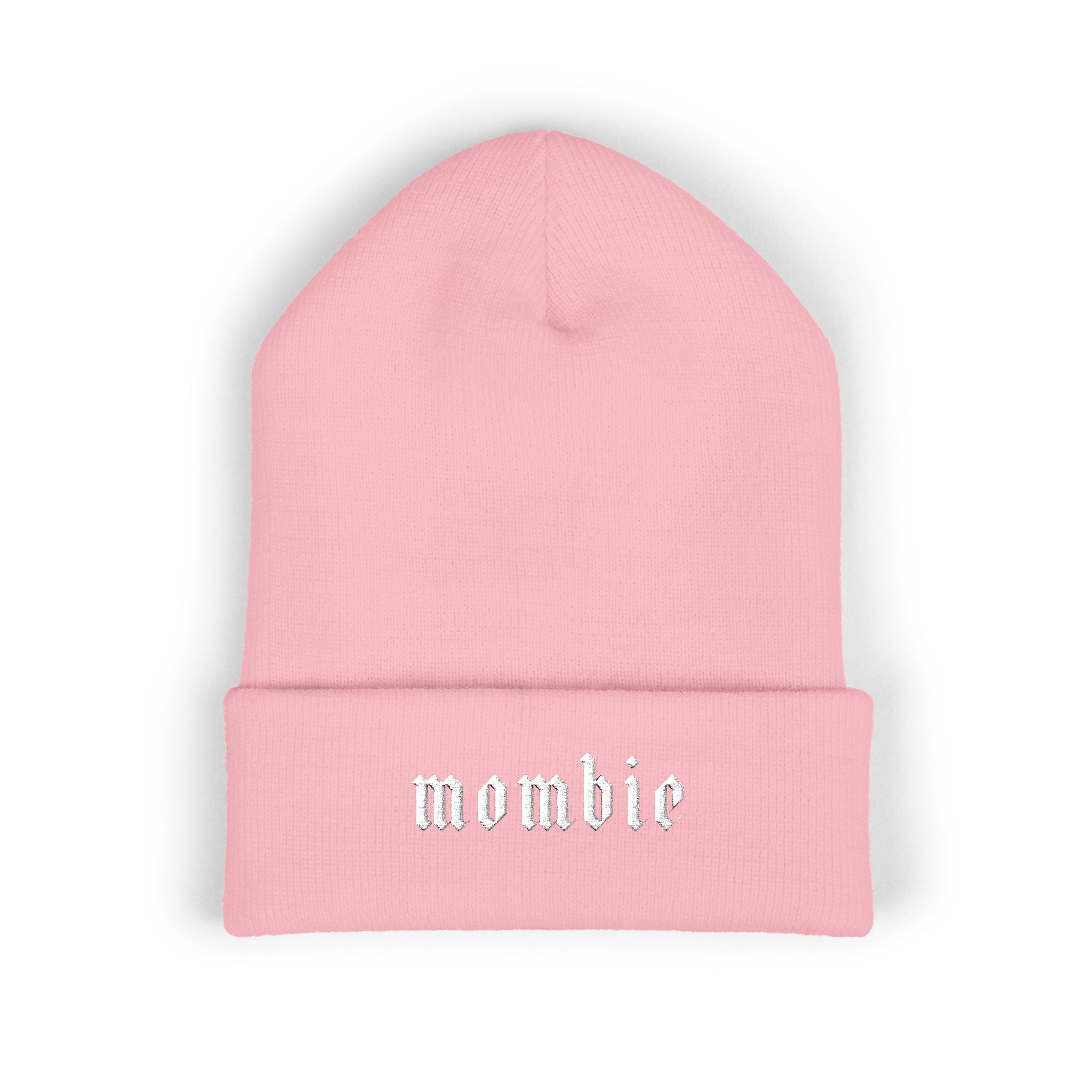 Mombie Cuffed Beanie (Embroidery)