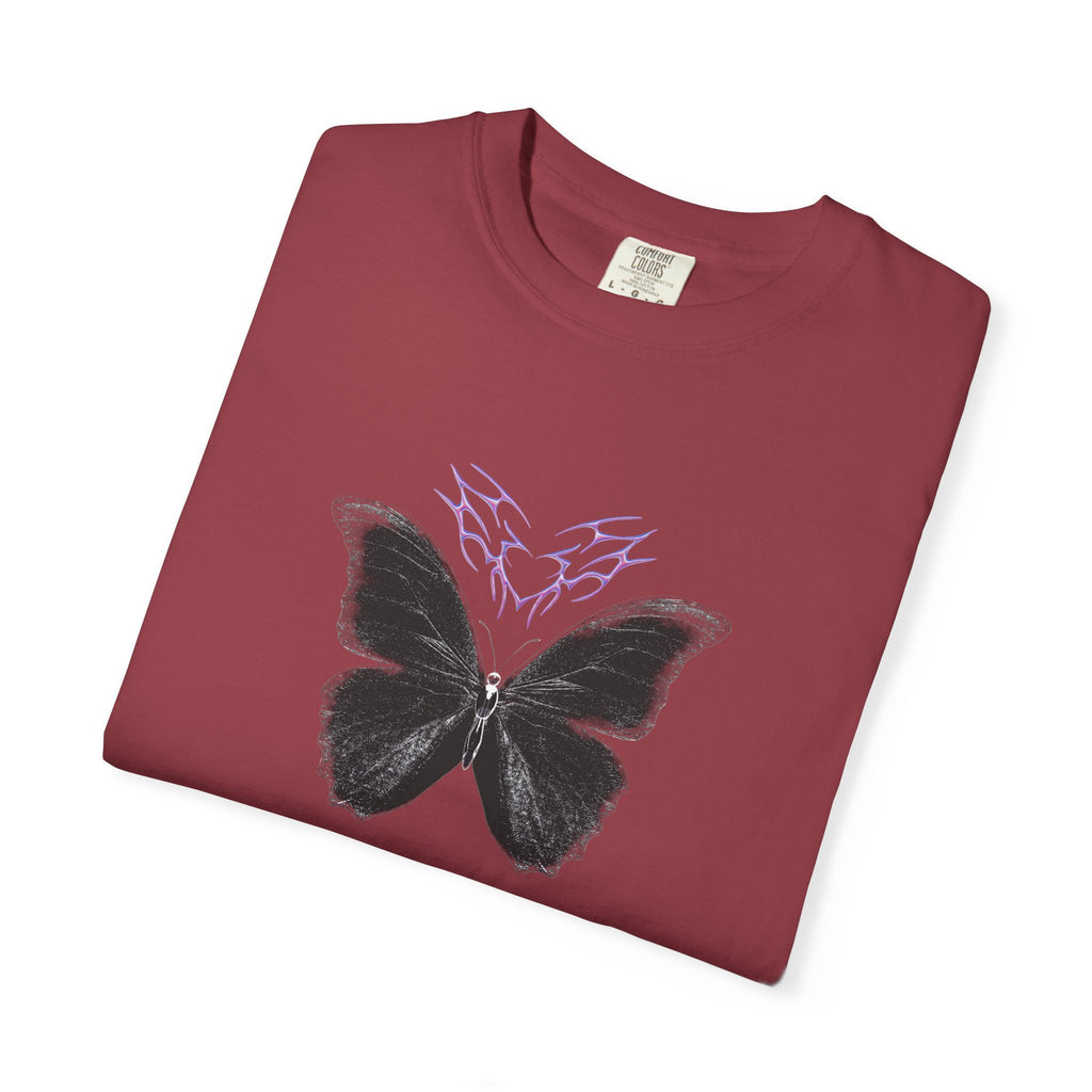 Unisex Garment-Dyed Butterfly Shadowseam T-shirt