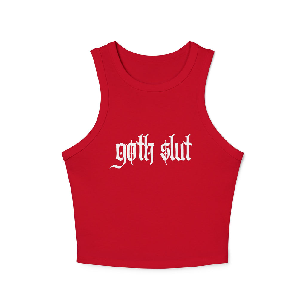 Goth Slut Rib Racer Tank Top