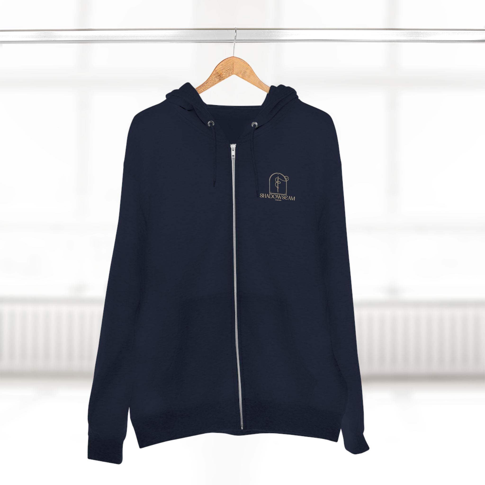 Logo Unisex Zip Hoodie