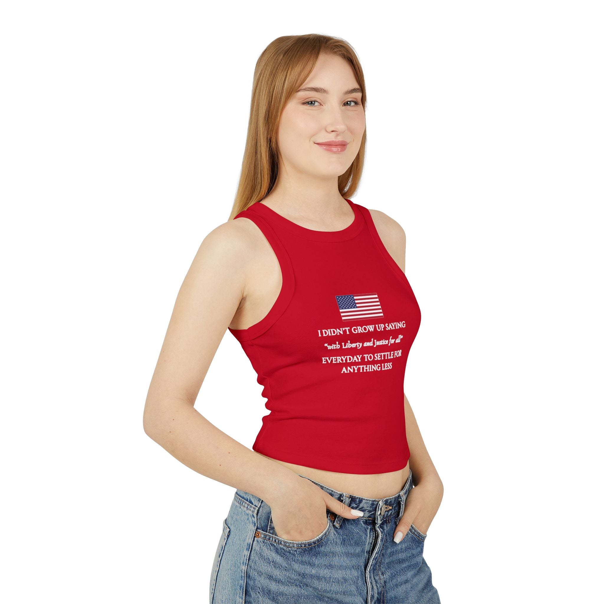 Liberty&Justicd Micro Rib Tank Top