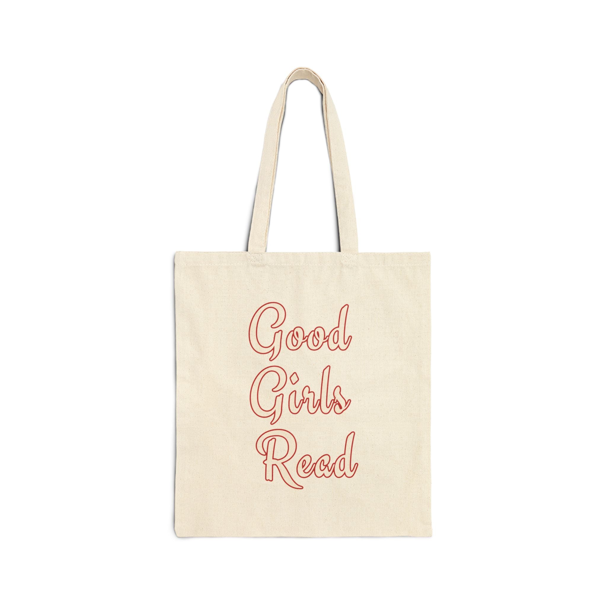 Good Girls Read Cotton Canvas Tote Bag