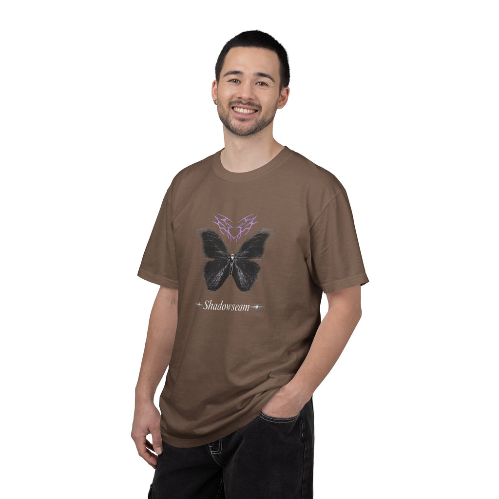 Unisex Garment-Dyed Butterfly Shadowseam T-shirt