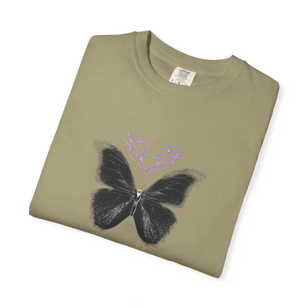 Unisex Garment-Dyed Butterfly Shadowseam T-shirt