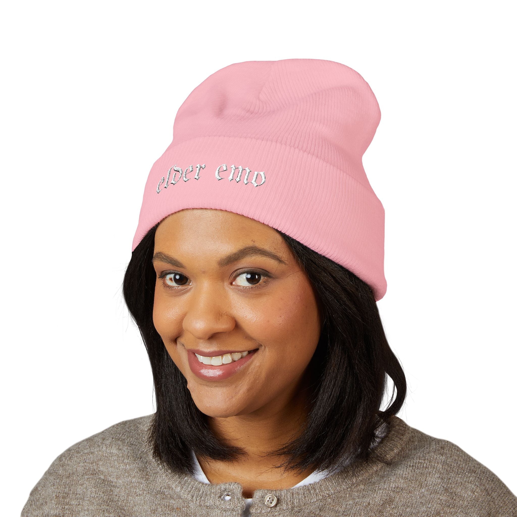 Elder Emo Classic Cuffed Beanie (Embroidery)