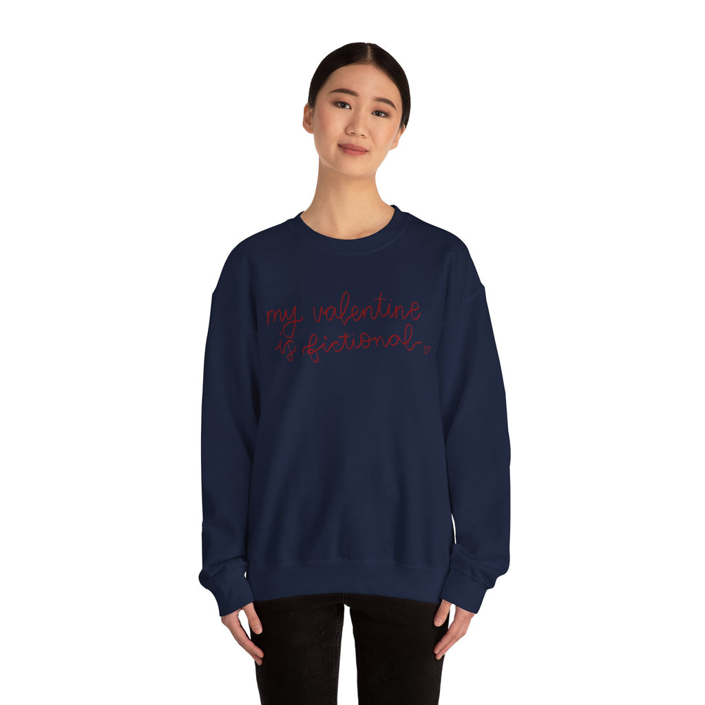 Fictional Vday Unisex Crewneck Sweatshirt