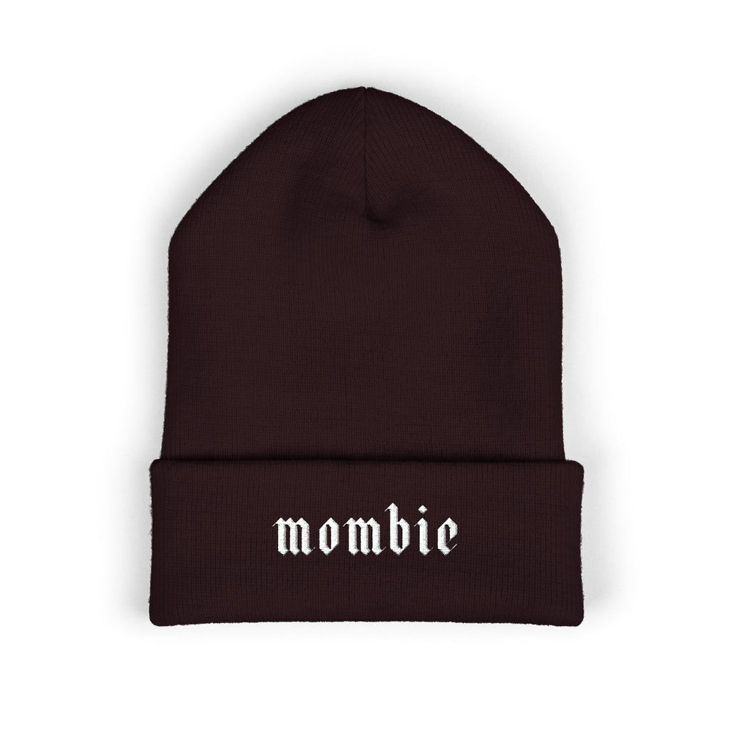 Mombie Cuffed Beanie (Embroidery)