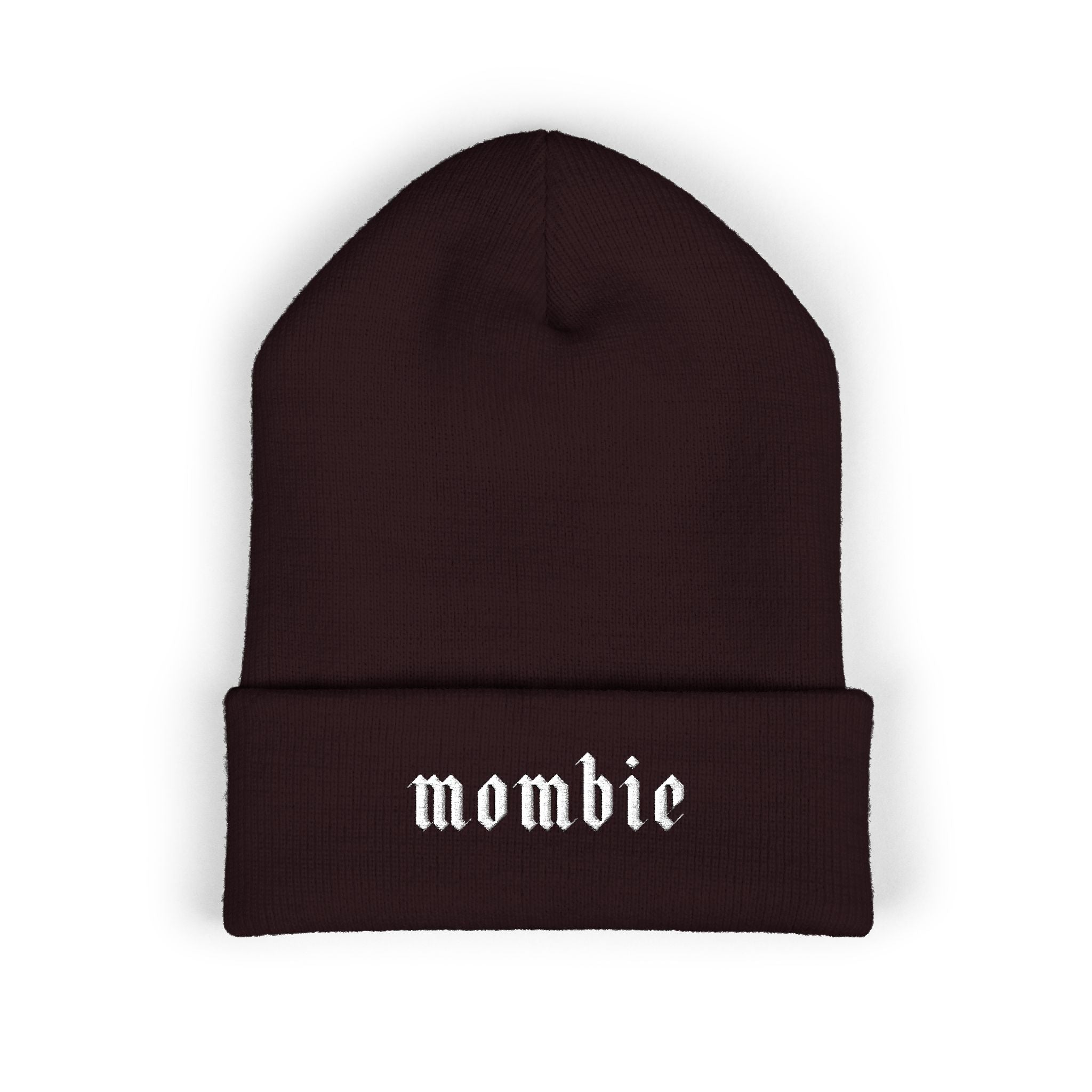 Mombie Cuffed Beanie (Embroidery)